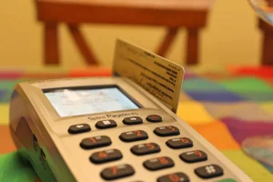 Terminal de paiement par carte bancaire